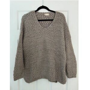 Altar'd State Tan Oversized Sweater